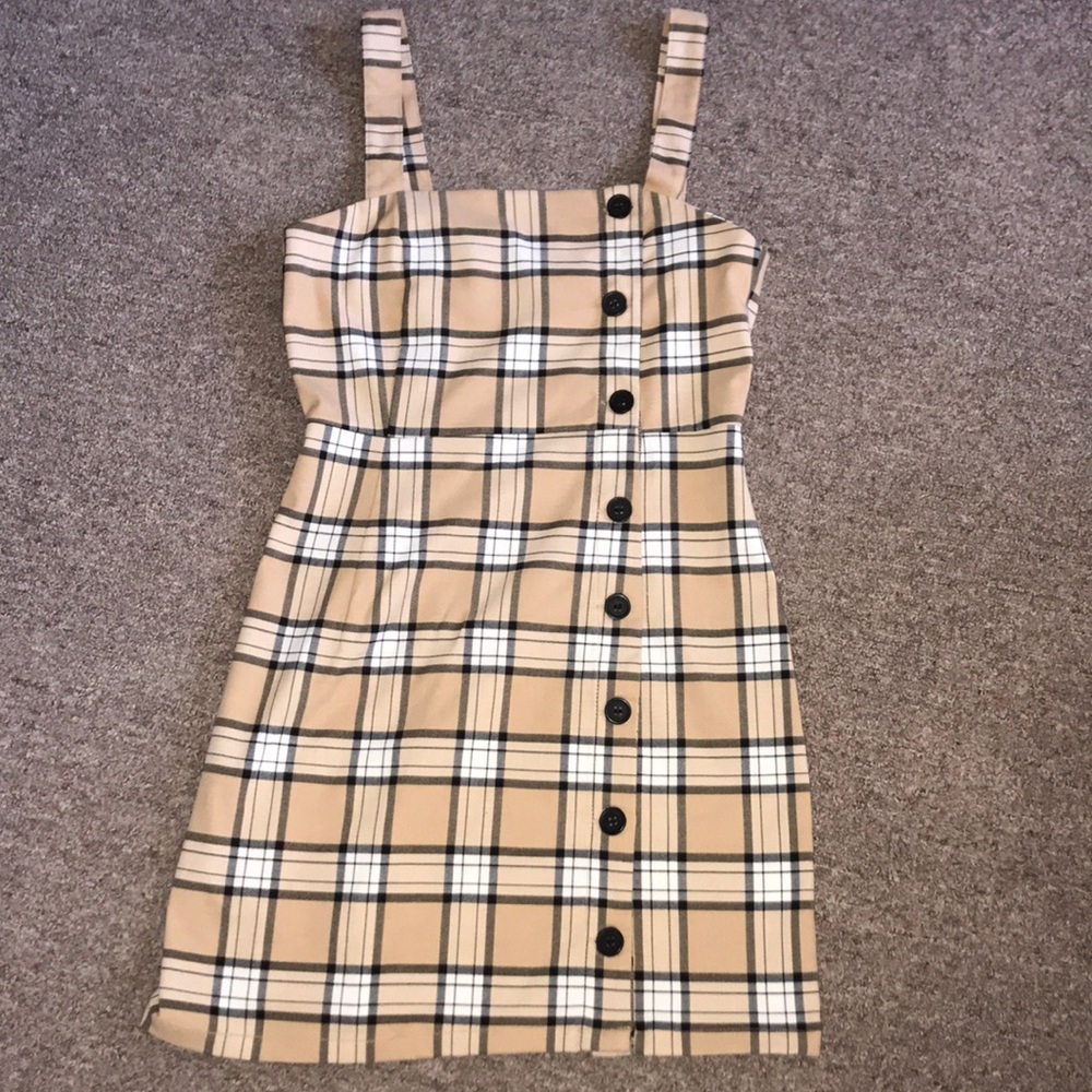 Plaid Mini Dress